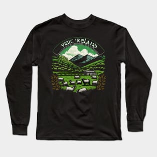 Visit Ireland - Emerald Isle Long Sleeve T-Shirt